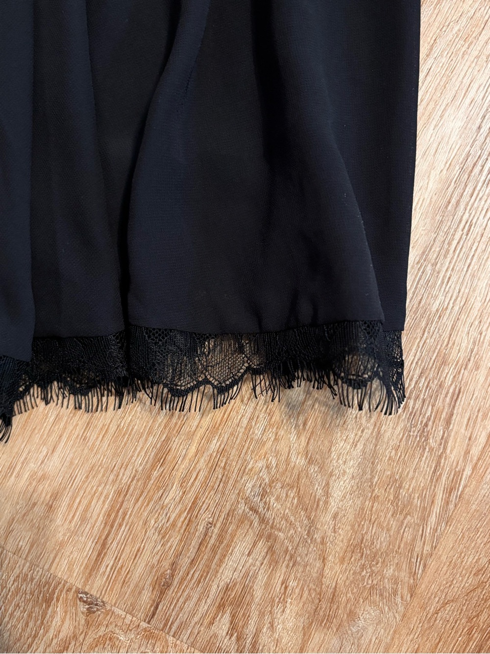 Dress the Population Alicia Dress Black Chiffon Midi Twirl V-Neck Size S - Picture 8 of 15
